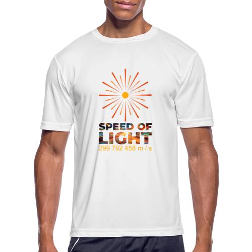 Speed of light - Men's Moisture Wicking Performance T-Shirt