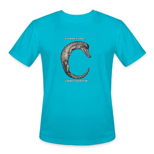croc with text - Men's Moisture Wicking Performance T-Shirt
