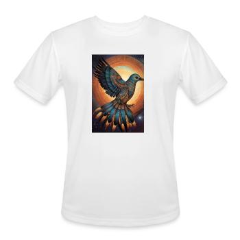 The Bird of Paradise - Men's Moisture Wicking Performance T-Shirt - white - Front - Jackson (183cm)