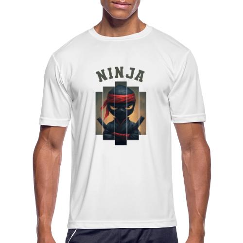 Cartoon Ninja Vibes - Men's Moisture Wicking Performance T-Shirt