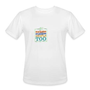 Kickers Are People Too 19 - Men's Moisture Wicking Performance T-Shirt - white - Front - Jackson (183cm)