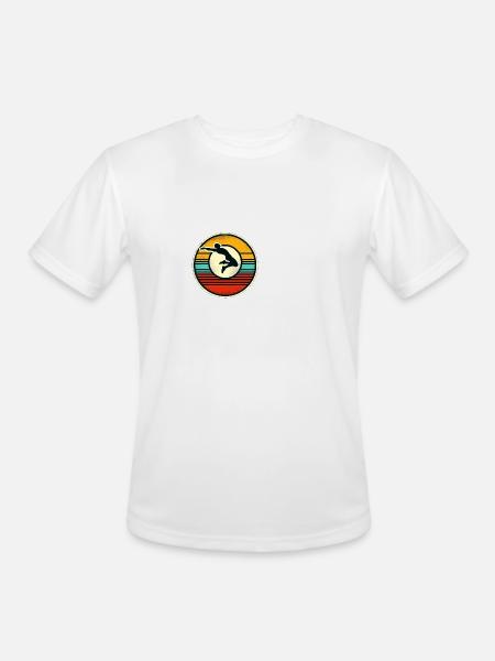 Long Jump - Men's Moisture Wicking Performance T-Shirt - white