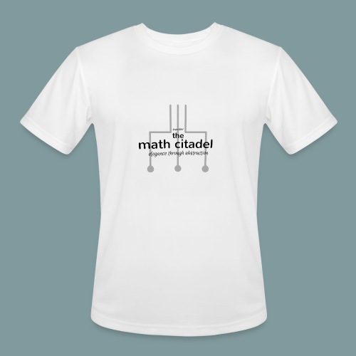 Abstract Math Citadel - Men's Moisture Wicking Performance T-Shirt
