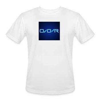 Neon 00VR Logo - Men's Moisture Wicking Performance T-Shirt - white - Front - Jackson (183cm)