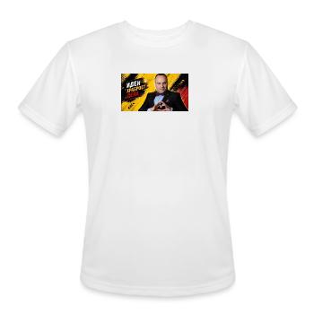 PrekuTasevski Show Macedonian heart - Men's Moisture Wicking Performance T-Shirt - white - Front - Jackson (183cm)
