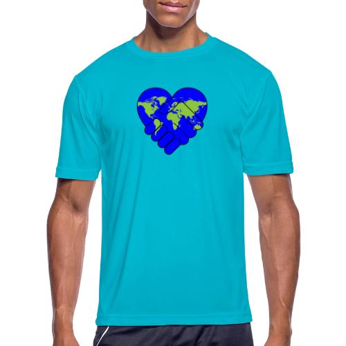 World United in Love - Men's Moisture Wicking Performance T-Shirt