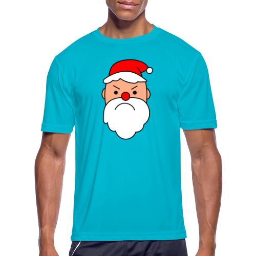 angry santa - Men's Moisture Wicking Performance T-Shirt