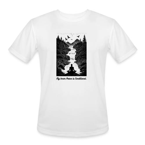 Conditional Inner Peace T-Shirt | Minimalist Zen - Men's Moisture Wicking Performance T-Shirt