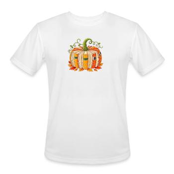 Book Pumpkin Harvest - Men's Moisture Wicking Performance T-Shirt - white - Front - Jackson (183cm)