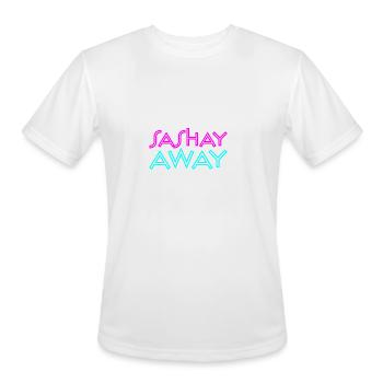 Sashay Away Funny Drag Queen - Men's Moisture Wicking Performance T-Shirt - white - Front - Jackson (183cm)