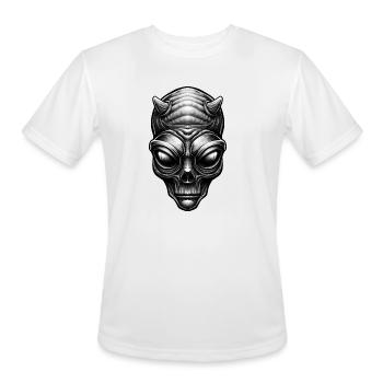 Alien Devil - Men's Moisture Wicking Performance T-Shirt - white - Front - Jackson (183cm)
