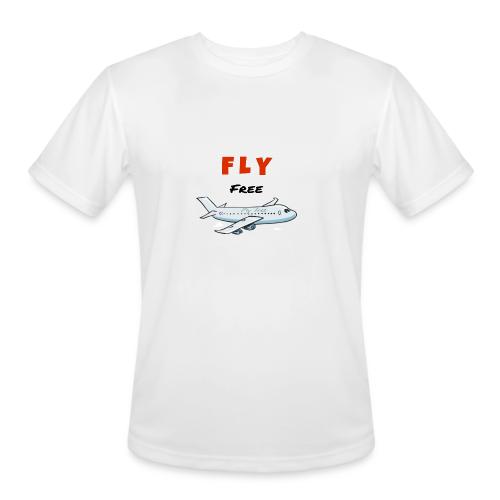 fly free design - Men's Moisture Wicking Performance T-Shirt