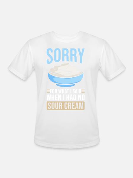 Sour Cream - Men's Moisture Wicking Performance T-Shirt -