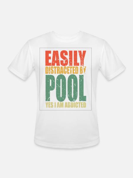 Pool Saying Funny - Men's Moisture Wicking Performance T-Shirt - 