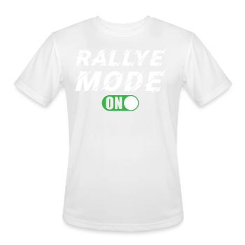 Rallye Rallying Racing Motorsport Rallye Mode on - Men's Moisture Wicking Performance T-Shirt - white - Front - Jackson (183cm)