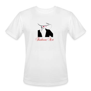 Fashion - Men's Moisture Wicking Performance T-Shirt - white - Front - Jackson (183cm)