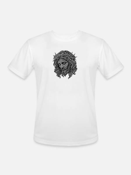 Christ Disciples - Men's Moisture Wicking Performance T-Shirt - white