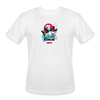 Synthetic Dream Neon Mirage - Men's Moisture Wicking Performance T-Shirt - white - Front - Jackson (183cm)