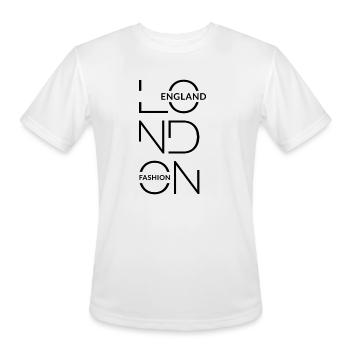 London Fashion - Men's Moisture Wicking Performance T-Shirt - white - Front - Jackson (183cm)
