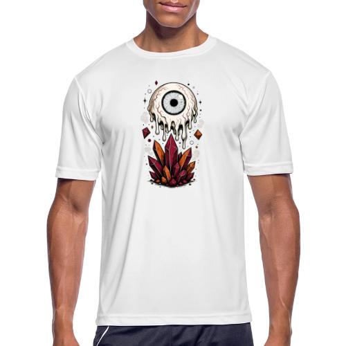 Melting Eyeball - Men's Moisture Wicking Performance T-Shirt