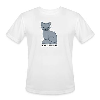 Away peasant - Men's Moisture Wicking Performance T-Shirt - white - Front - Jackson (183cm)