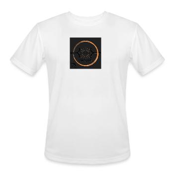 Choose Your Path Emblem - Men's Moisture Wicking Performance T-Shirt - white - Front - Jackson (183cm)