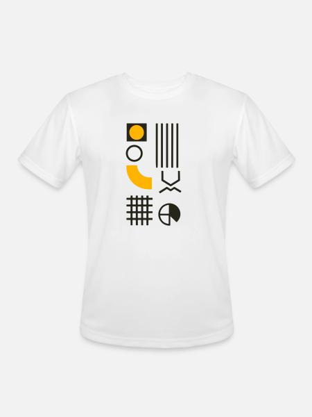 Distinct Simplicity - Men's Moisture Wicking Performance T-Shirt - white