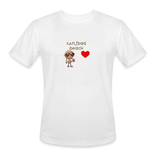 Smoon City_Carlsbad Beach - Men's Moisture Wicking Performance T-Shirt