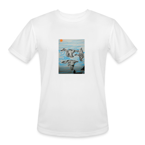 Birds in Formation - Men's Moisture Wicking Performance T-Shirt