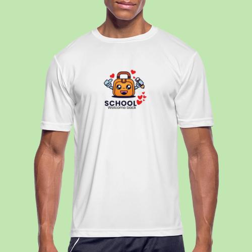 first day of school outfit- school Welcome back - Men's Moisture Wicking Performance T-Shirt