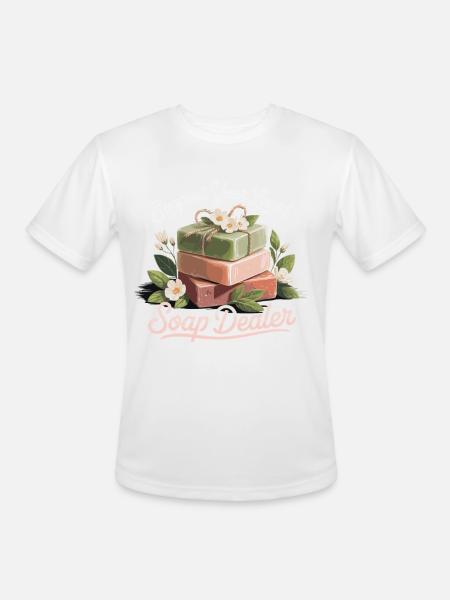 Soap - Men's Moisture Wicking Performance T-Shirt - white
