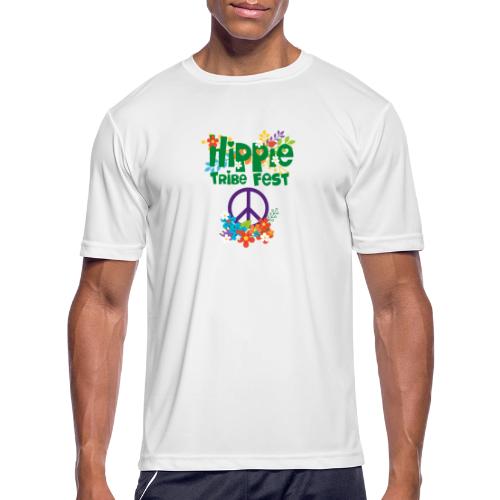 Hippie Tribe Fest Gear - Men's Moisture Wicking Performance T-Shirt