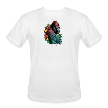 gorilla fruit - Men's Moisture Wicking Performance T-Shirt - white - Front - Jackson (183cm)