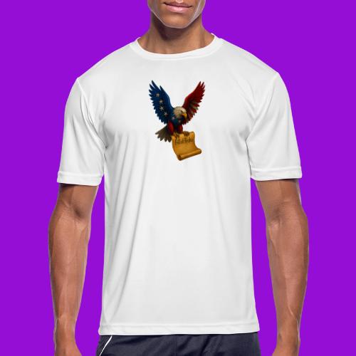 Bill of Rights Bald Eagle - Men's Moisture Wicking Performance T-Shirt