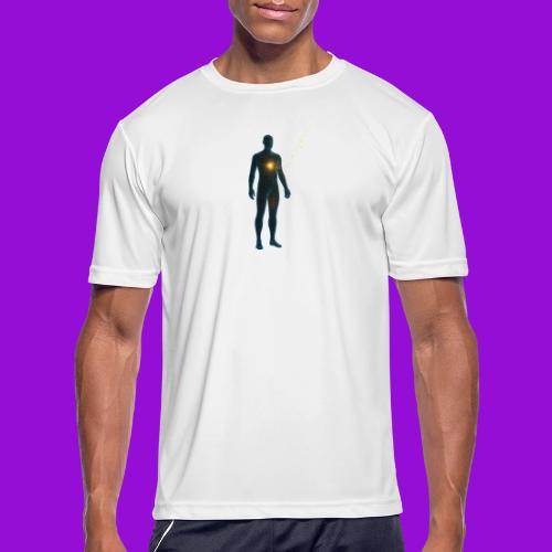 Glowing Chest Personl - Men's Moisture Wicking Performance T-Shirt