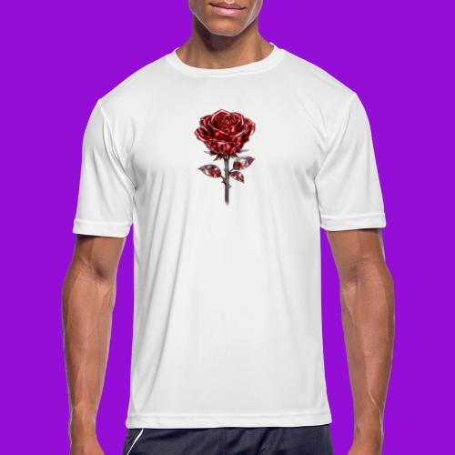 Silver Rose - Men's Moisture Wicking Performance T-Shirt