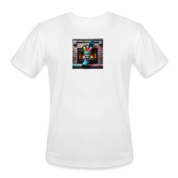 Naughty List VIP Socks - Men's Moisture Wicking Performance T-Shirt - white - Front - Jackson (183cm)