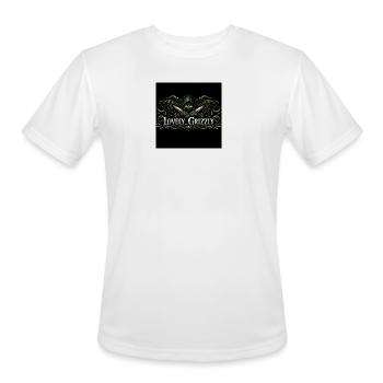 Hooded Assassin Wings of Darkness - Men's Moisture Wicking Performance T-Shirt - white - Front - Jackson (183cm)