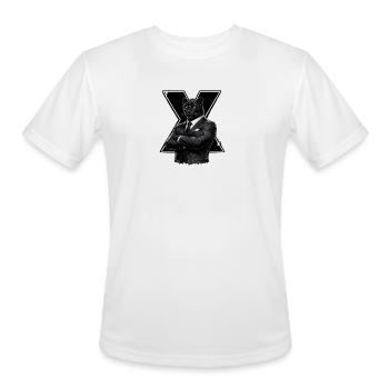 Executive Panther in Sleek Suit - Men's Moisture Wicking Performance T-Shirt - white - Front - Jackson (183cm)