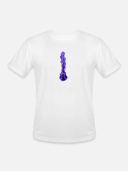 Violet Ember Dagger - Men's Moisture Wicking Performance T-Shirt - white