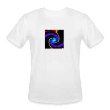 100 Solar System - Men's Moisture Wicking Performance T-Shirt - white - Front - Jackson (183cm)