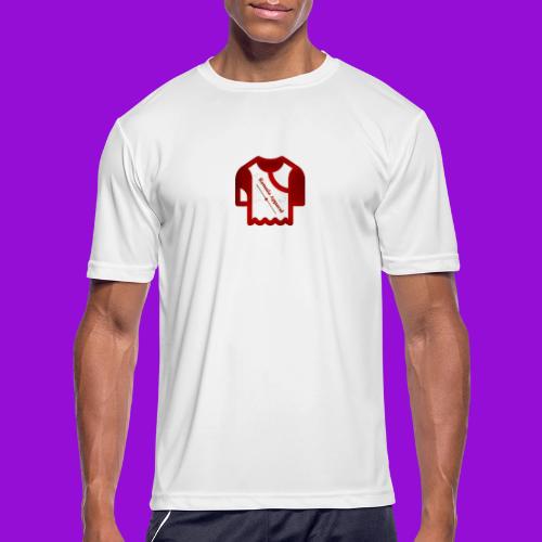 Kenada Logo white spray - Men's Moisture Wicking Performance T-Shirt