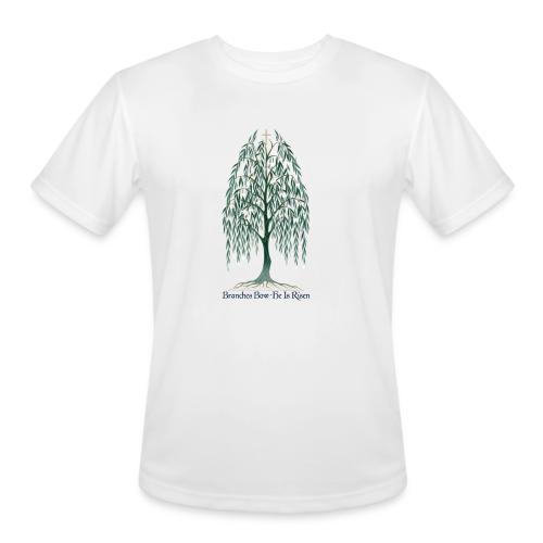 Easter Branches Bow Willow T Shirt, Easter Gift - Men's Moisture Wicking Performance T-Shirt