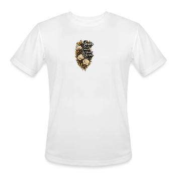 Jesús Es el Camino, la Verdad y la Vida – Juan 14: - Men's Moisture Wicking Performance T-Shirt - white - Front - Jackson (183cm)