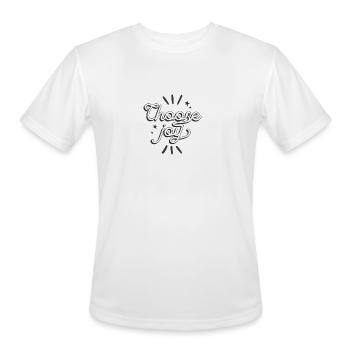 Choose joy - Men's Moisture Wicking Performance T-Shirt - white - Front - Jackson (183cm)