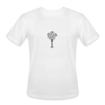 blumenstrauß symbol form cartoon - Men's Moisture Wicking Performance T-Shirt - white - Front - Jackson (183cm)