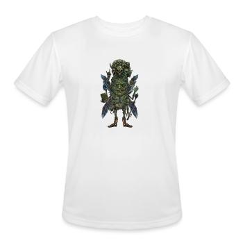 Bogbound Skullstack Goblin #3 - Men's Moisture Wicking Performance T-Shirt - white - Front - Jackson (183cm)