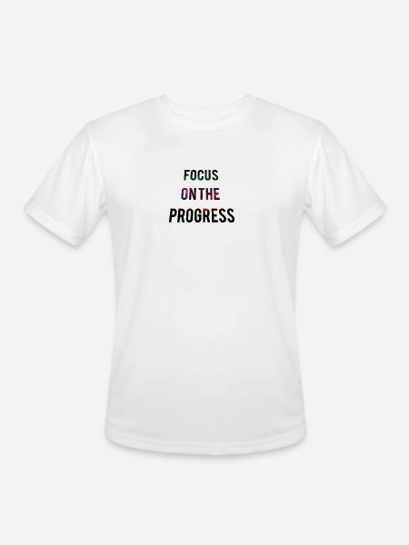 Motivational quotes - Men's Moisture Wicking Performance T-Shirt - white