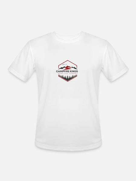 Campfire Kings Survival Queens - Men's Moisture Wicking Performance T-Shirt - white