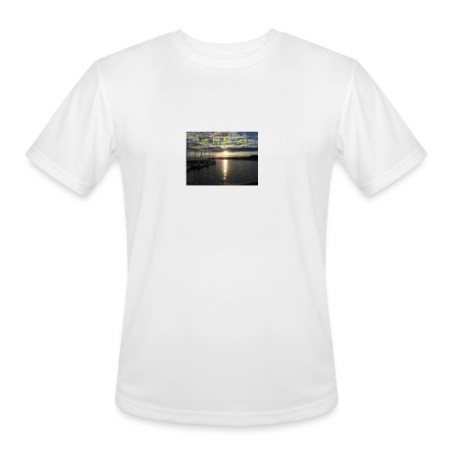 Live by the sea - Men's Moisture Wicking Performance T-Shirt
